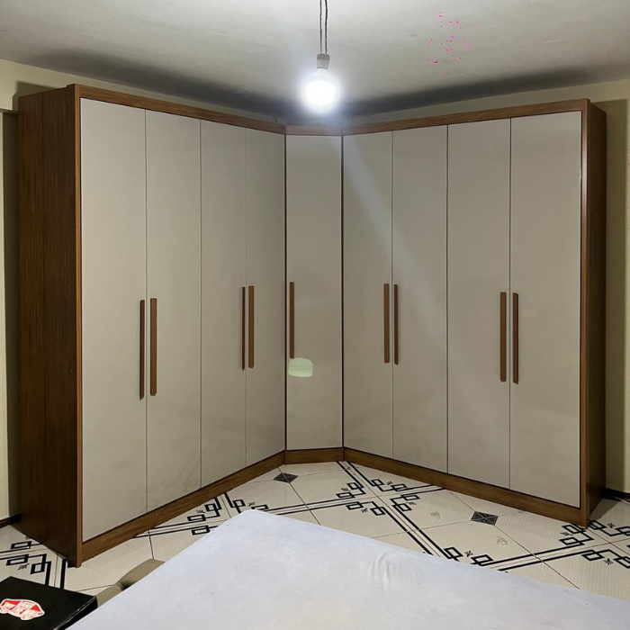 montagem de guarda-roupa em L sp